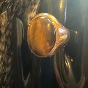 Real Dragon Eye Stone Ring